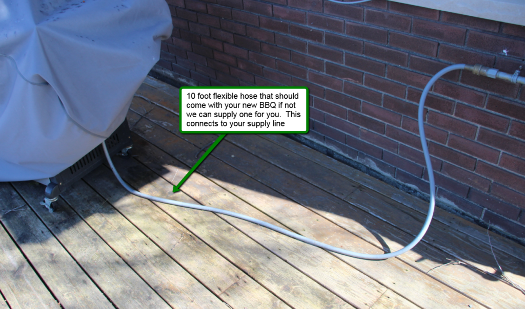 hooking up natural gas grill